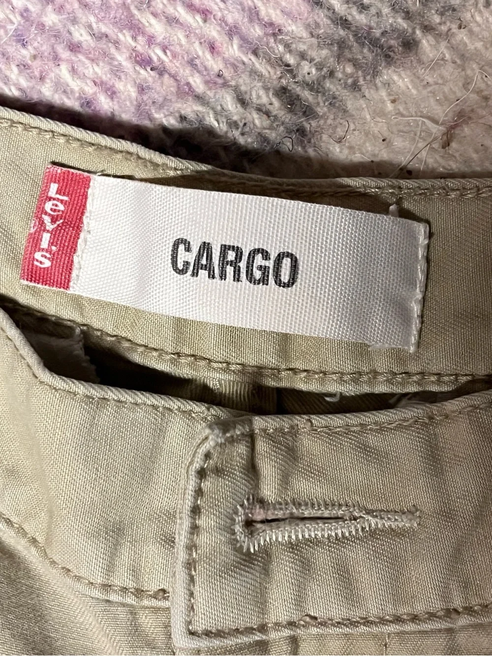 Levi’s Cargo Shorts W30 Khaki Utility Military Y2K Baggy Men’s Streetwear